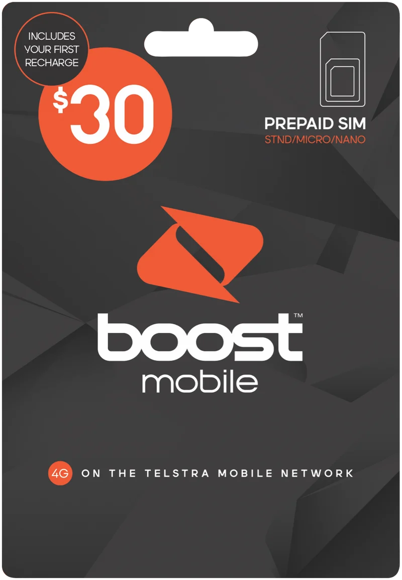 Boost PREPAID SIM KIT $30