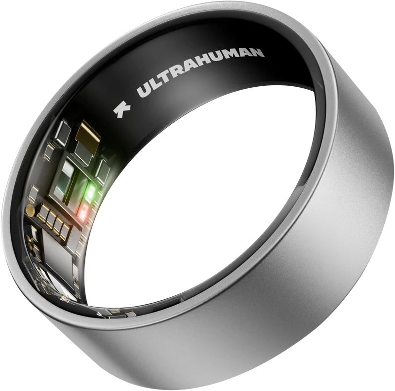 Ultrahuman Ring Air Size 06 Raw Titanium