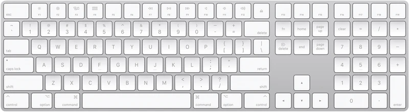 Apple Magic Keyboard With Numeric Keypad (Silver)