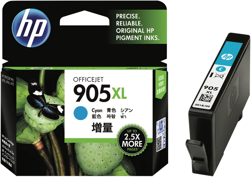 HP 905XL Cyan Ink Cartridge
