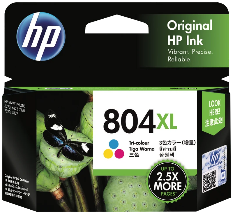 HP 804XL Tri- Colour Ink Cartridge