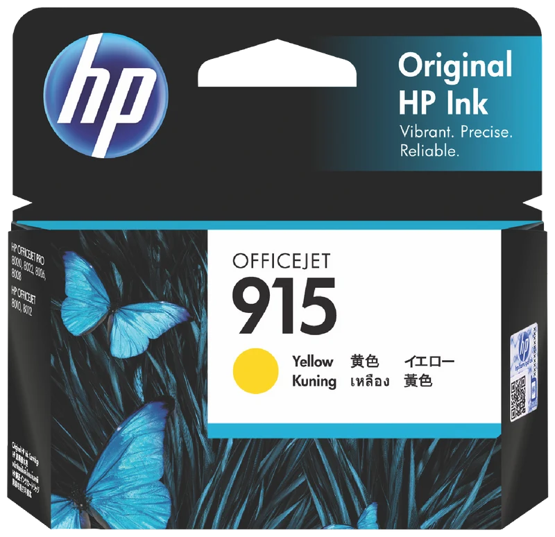 HP 915 Yellow Original Ink Cartridge