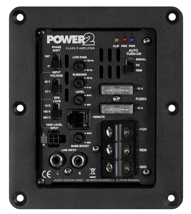 ESX POWER2 modulo attivo digitale Classe D per subwoofer