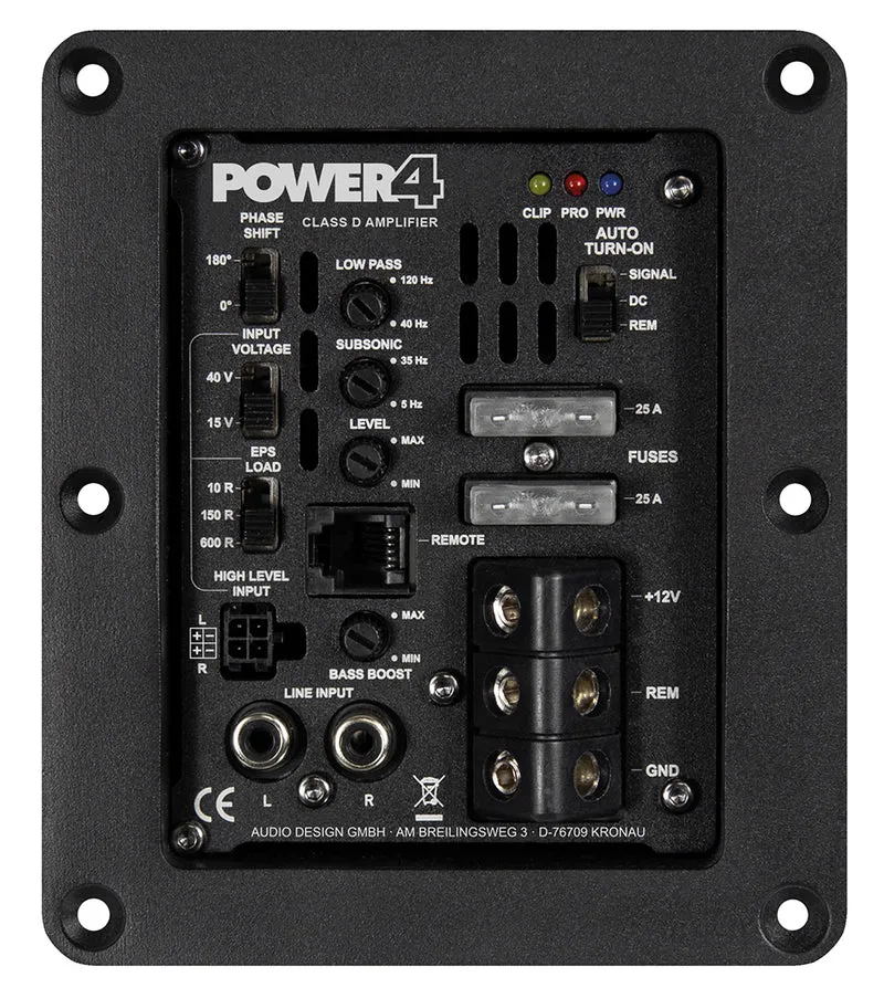 ESX POWER4 modulo attivo digitale in Classe D per subwoofer
