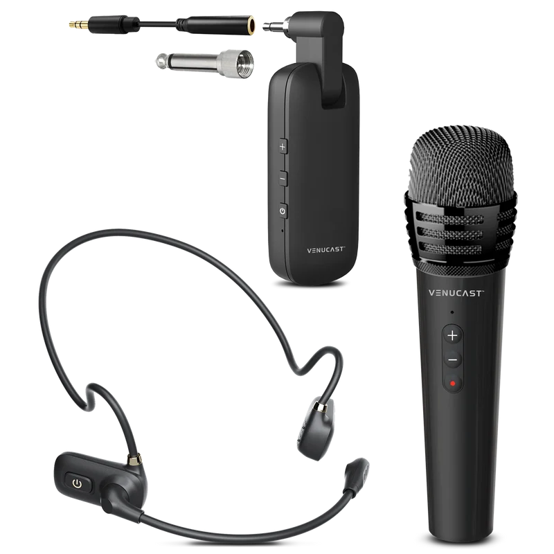 FreeMic Duo | Wireless Headset & Handheld Microphone System
