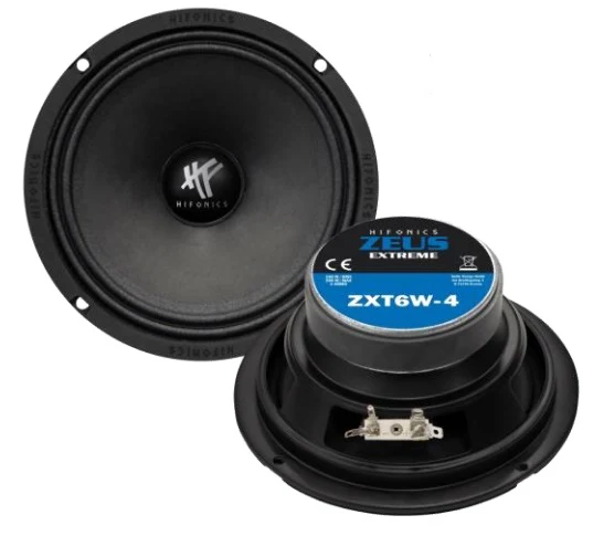 Hifonics ZXT 6W-4 coppia woofer serie SPL da 6.5", 200W, 4 ohm 95dB