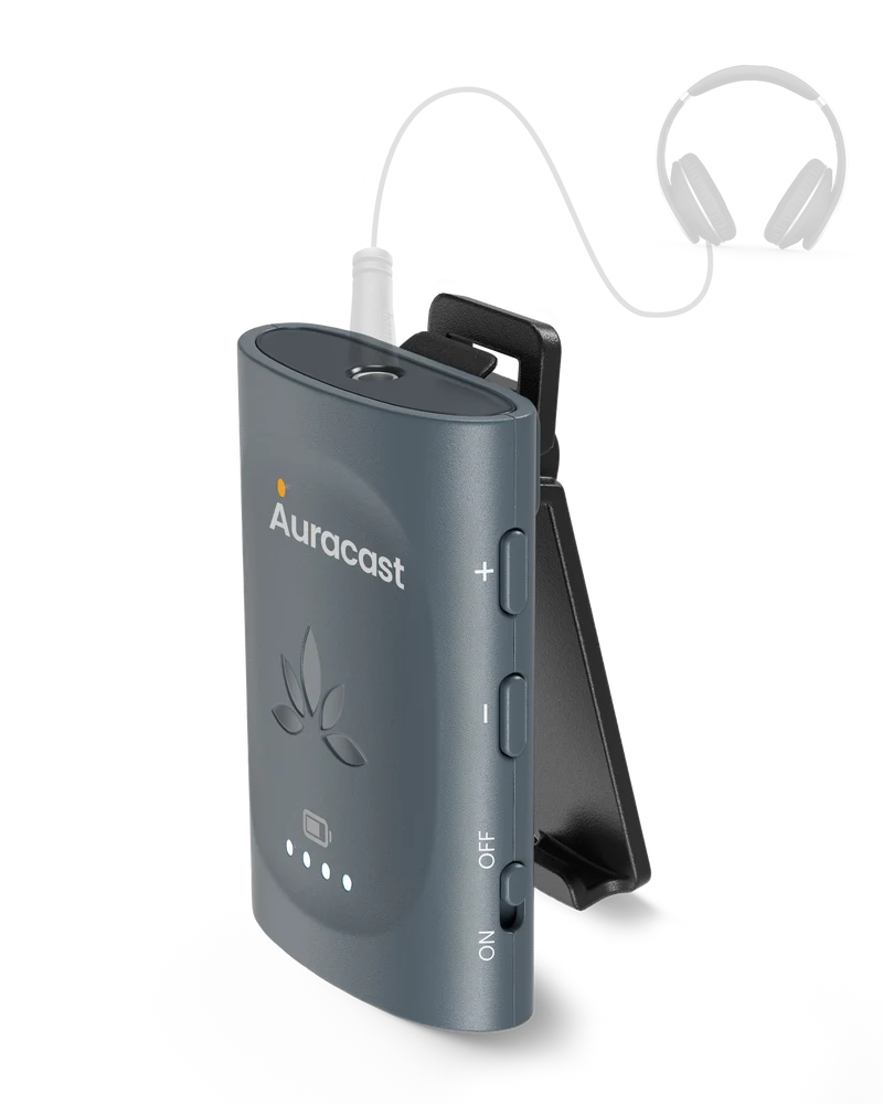 AuraClip | RC240 - Auracast Receiver with Qualcomm BT 5.4