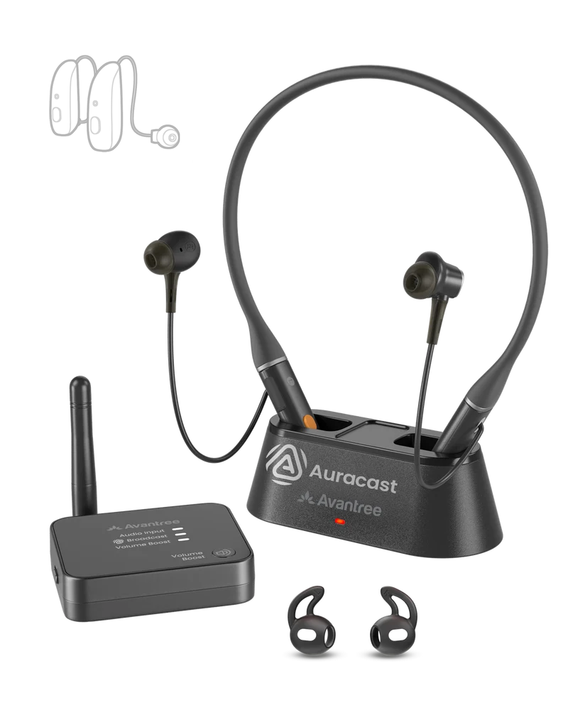 Aura Loop | Auracast TV Earbuds & Transmitter Set