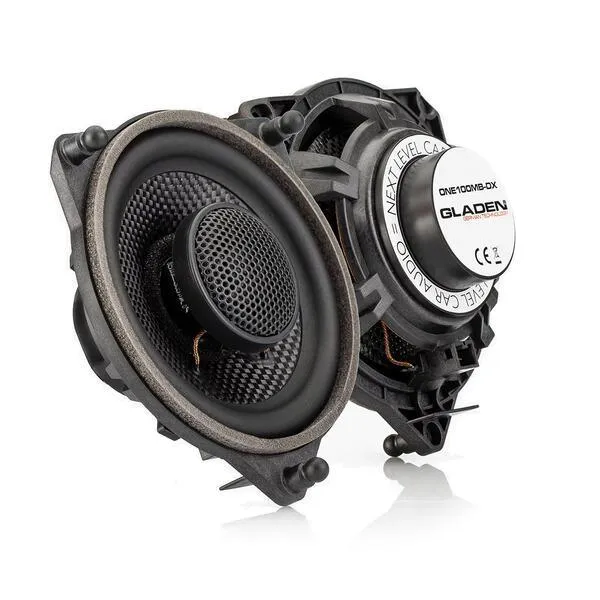 Gladen ONE 100 MB-DX coppia altoparlanti coassiali da 100mm 4 Ohm 120W per Mercedes classe C