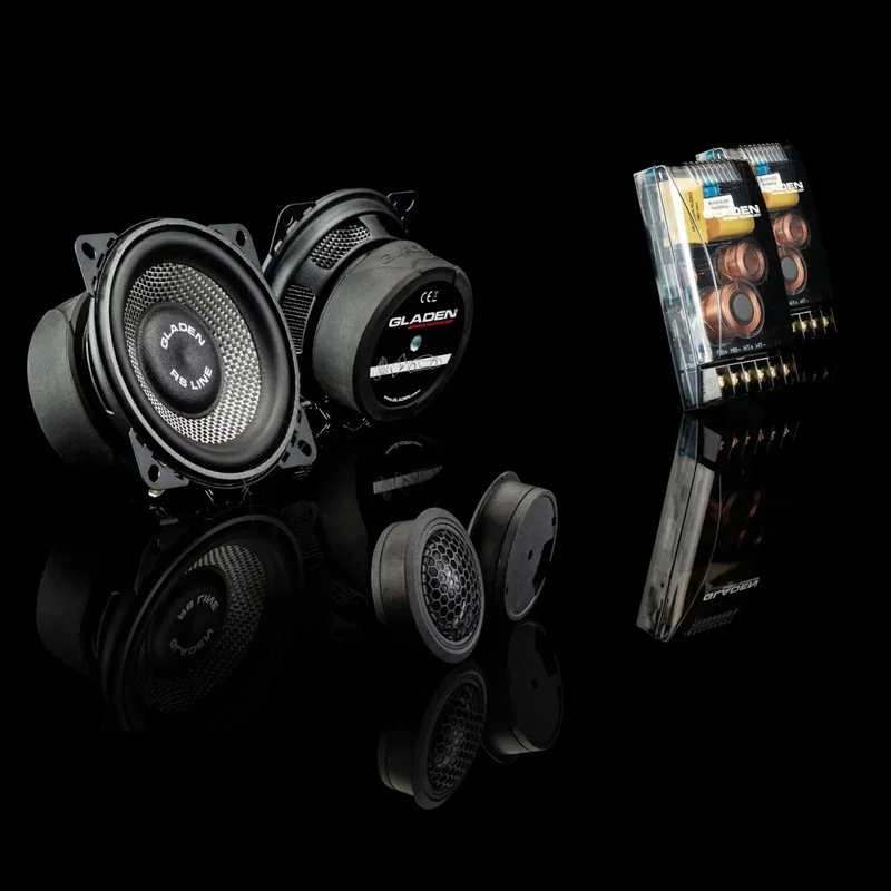 Gladen RS 100-G2 Kit di altoparlanti a 2 vie 100mm 3 Ohm 120W
