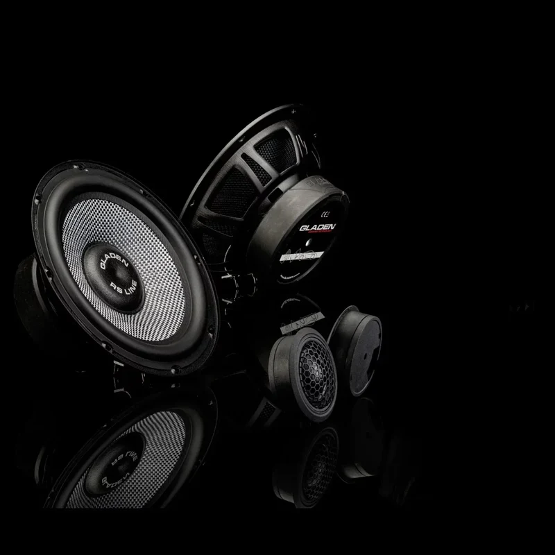 Gladen RS 165AC-G2 Kit di altoparlanti a 2 vie attivo 165mm 3 Ohm 150W