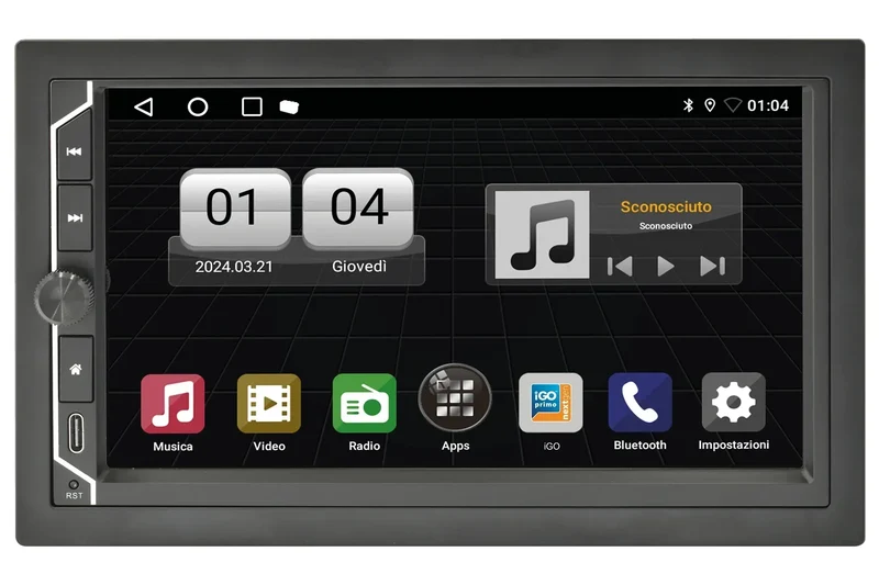 Phonocar VM004E Autoradio ANDROID 12 schermo 6.75" Mappe GPS Europa comprese
