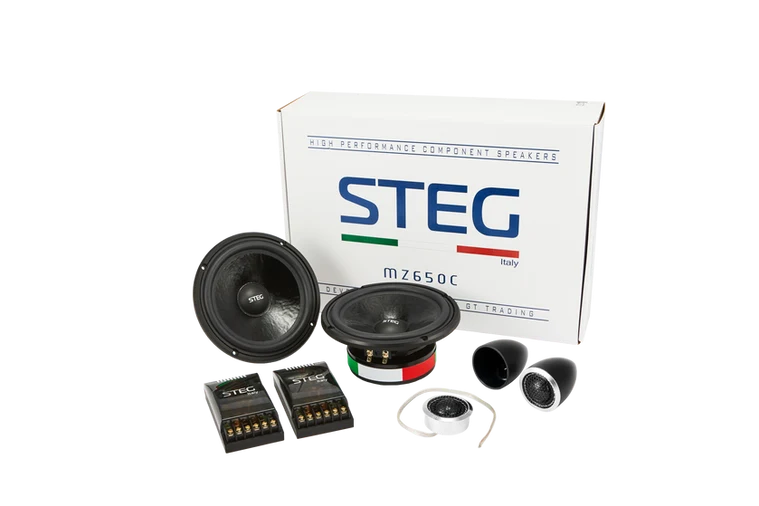 STEG MZ650C kit altoparlanti 2 vie Master Stroke WOOFER 165mm+TWEETER 32mm+CROSSOVER