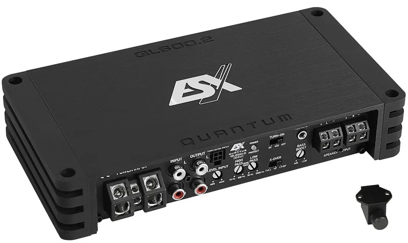 ESX QL600.2 (24V) amplificatore digitale Classe D a 2 canali 24V