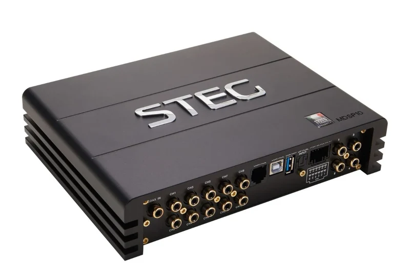STEG MDSP10 Amplificatore 8 canali con processore DSP a 10 canali per sistemi ibridi