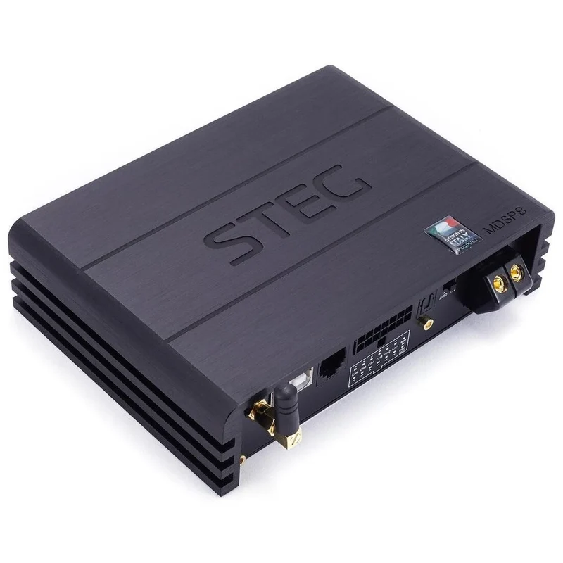 STEG MDSP8 Amplificatore con DSP e Bluetooth integrato per lo streaming diretto
