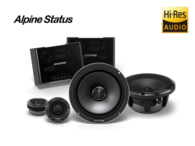 Alpine HDZ-65C Kit altoparlanti 2 vie Hi-Res F1 Status da 6-1/2" (16,5 cm)