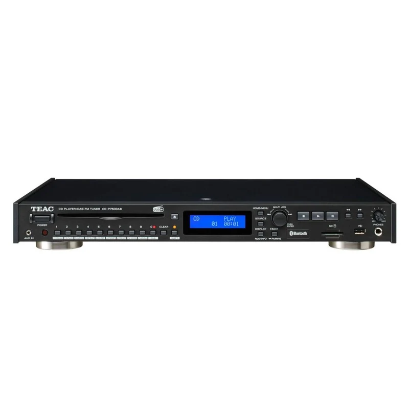 Teac CD-P750DAB lettore CD slot-in, DAB+/FM, registrazione/riproduzione USB/SD