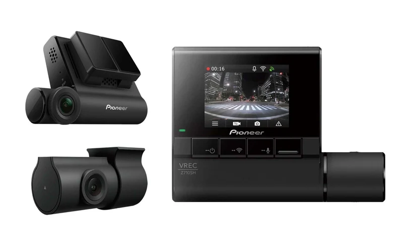 Pioneer VREC-Z710SH Telecamera da plancia a 1 canale, Full HD, 27,5 fps. Visione di 160°