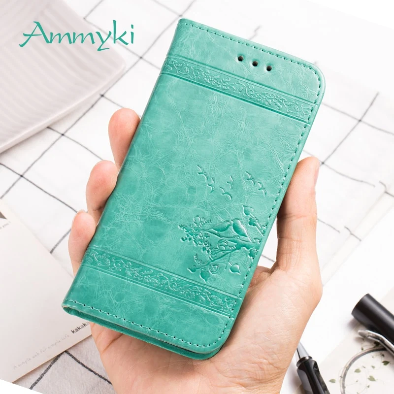 Leather Contracted Phone Back Cover