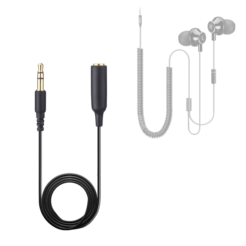 3.5mm Extension cable for wired earbuds