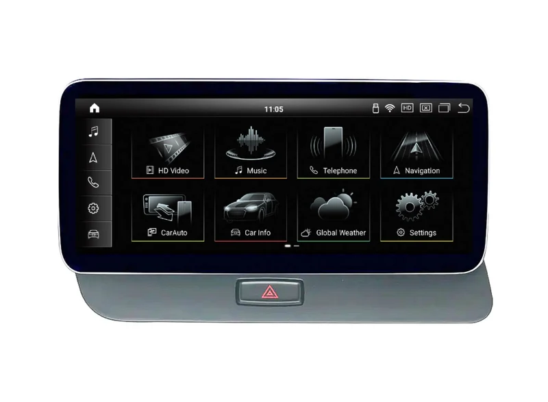 Phonocar SM009 Retrofit Android 13 per AUDI Q5 (8RB) 2009-2016, monitor QLED extralarge 10.25”
