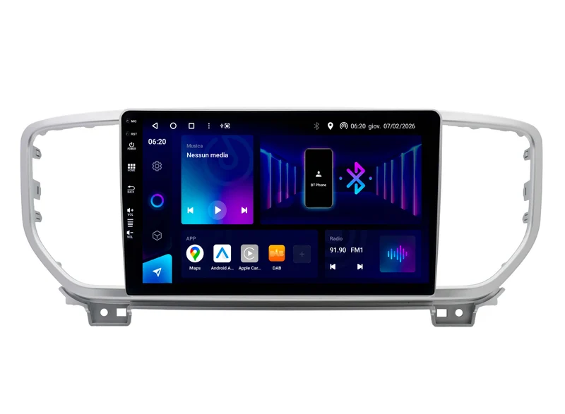 Phonocar SM384 Autoradio per KIA SPORTAGE IV (QL, QLE), Android schermo 9" QLED