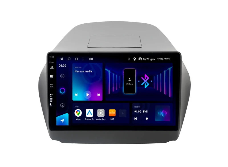 Phonocar SM382 Autoradio per HYUNDAI ix35 (LM, EL, ELH), Android schermo 10.1" QLED