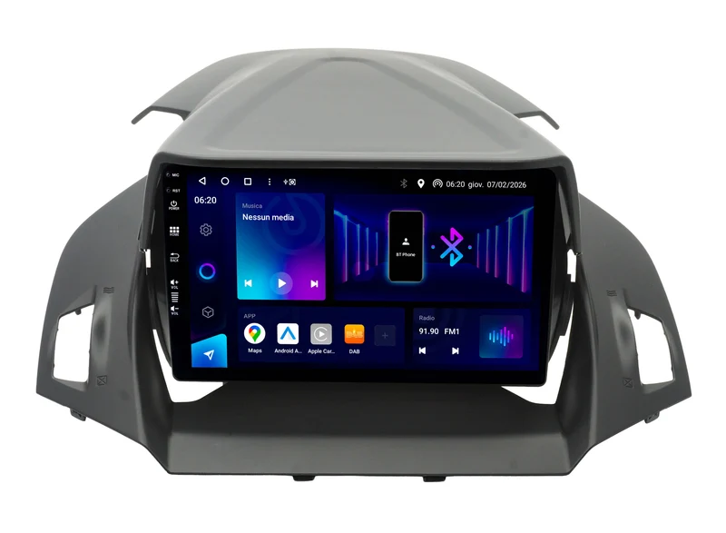 Phonocar SM381 Autoradio per FORD C-MAX II e KUGA II , Android schermo 9" QLED
