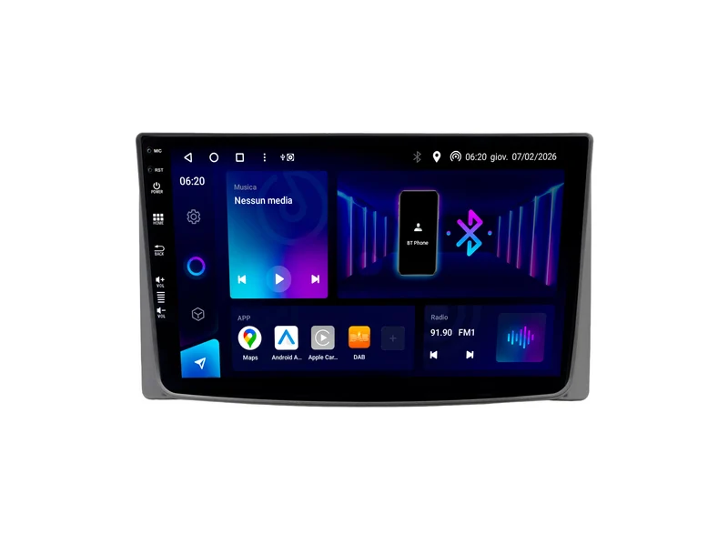 Phonocar SM380 Autoradio per ALFA ROMEO MITO (955_), Android schermo 9" QLED