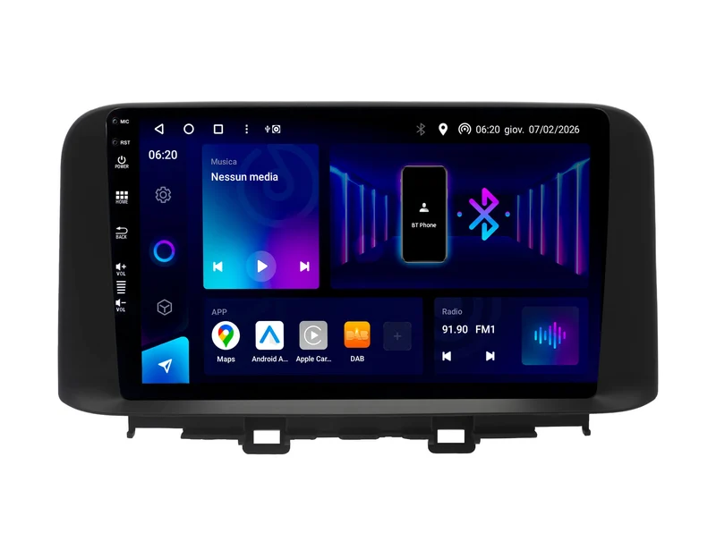 Phonocar SM376 Autoradio per HYUNDAI KONA (OS, OSE, OSI) Android 9" QLED