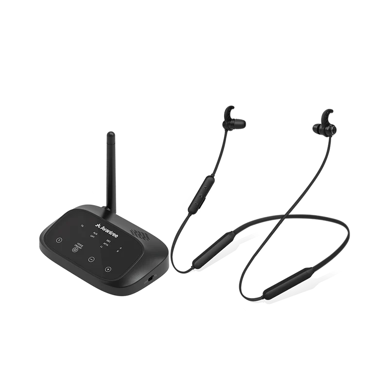 HT5006 | Wireless Earbuds for TV with Transmitter Set