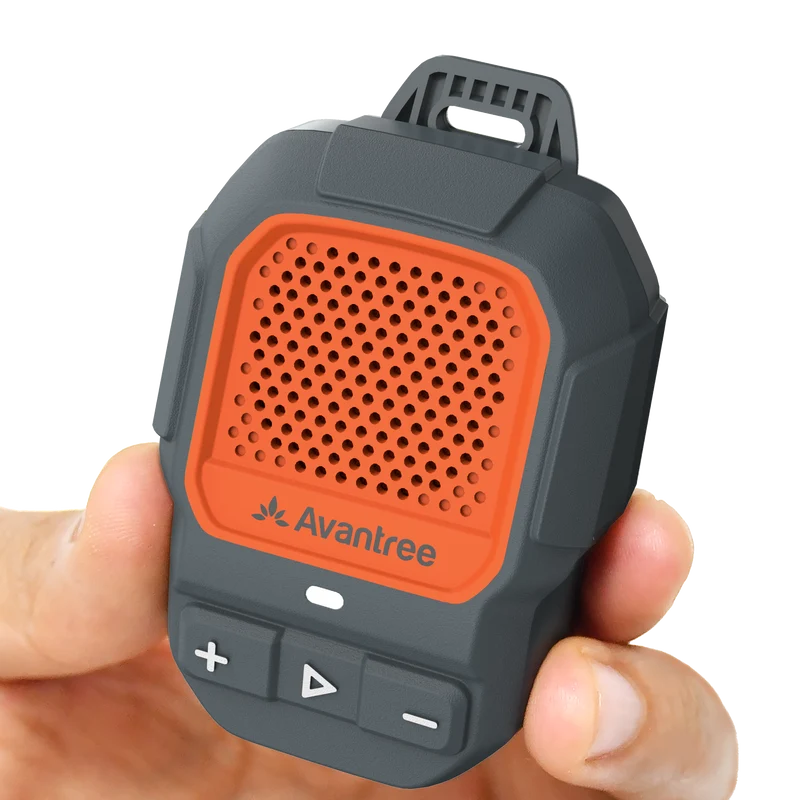 ShareCast Solo | Clip-On Auracast Wearable Speaker