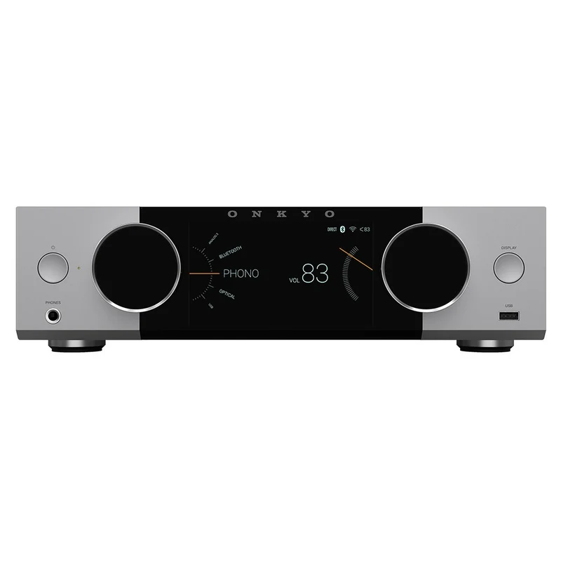 ONKYO MUSE Y40 SILVER Amplificatore integrato Audiophile streamer,. DAC e Phono