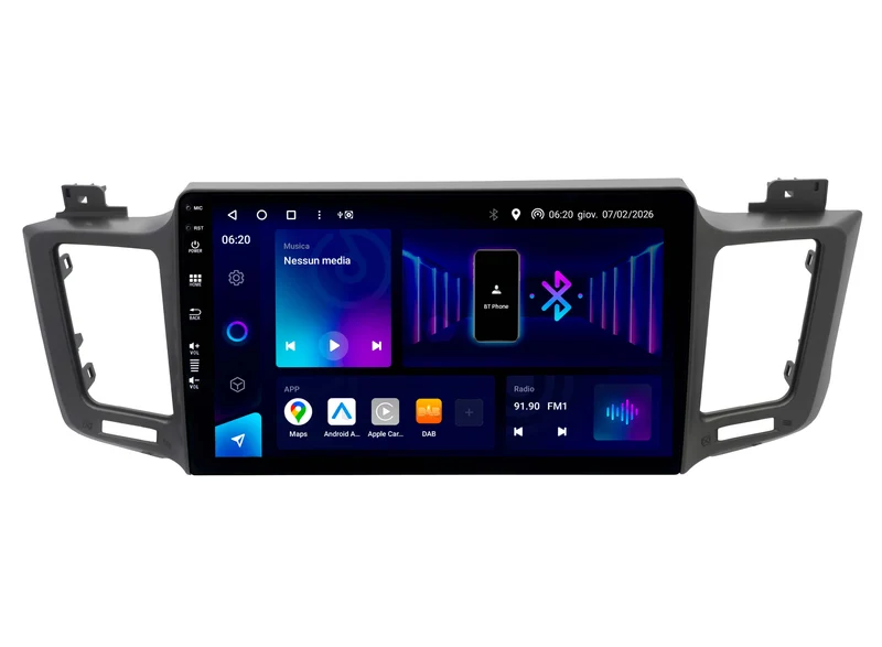 Phonocar SM387 Autoradio Android per TOYOTA RAV 4 IV schermo 10.1" QLED