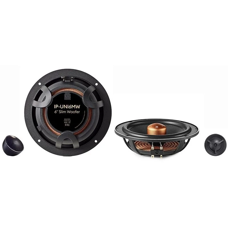 Morel IP-UNI62 kit di diffusori a 2 vie separate universale da 166 mm 150W