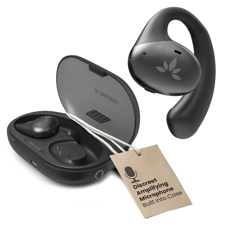 AcuEar Pebble | Hearing Amplifier with Microphone for Seniors