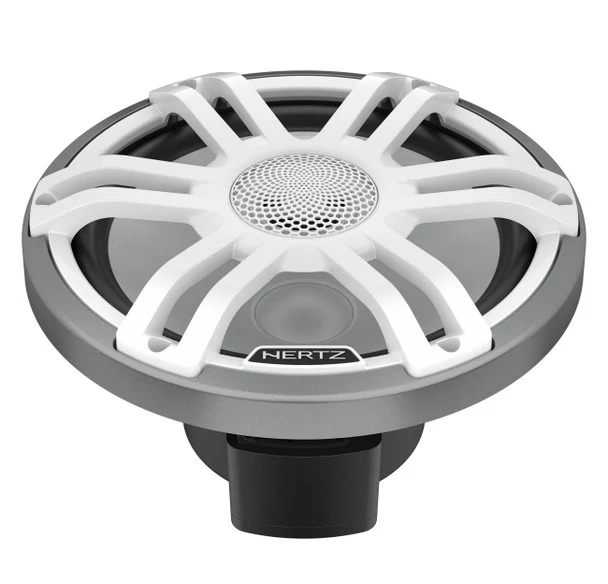Hertz HMX 8.8 S-LD-SW.2 Speaker coassiale marino 4 ohm da 8,8" con LED RGB (bianco)