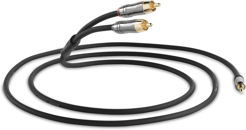 QED PERFORMANCE AUDIO J2P cavo di interconnessione jack 3.5mm - stereo phono a design coassiale