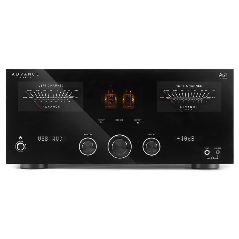 ADVANCE PARIS A12 APEX 30TH EDITION amplificatore integrato ibrido con DAC e preamplificatore Phono MC/MM