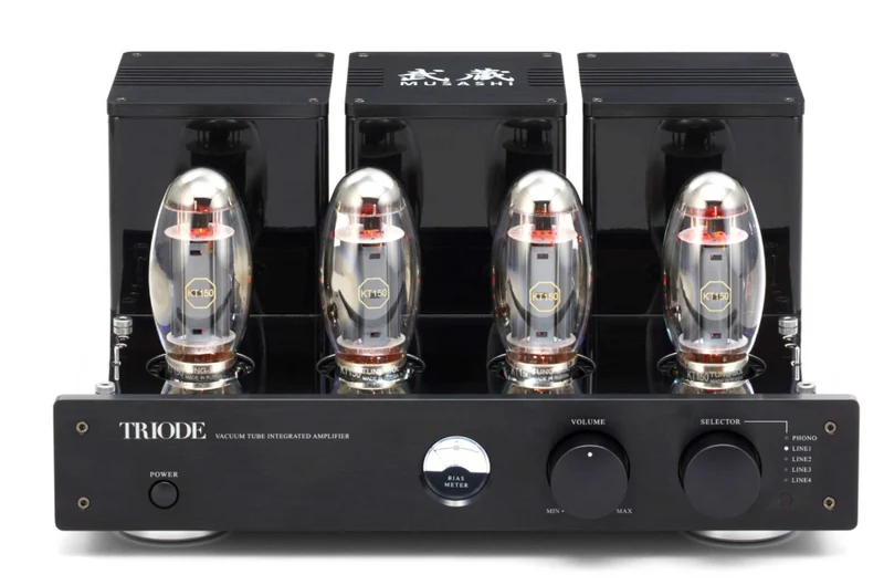 Triode MUSASHI amplificatore integrato stereo Hi-End push-pull a valvole in classe AB