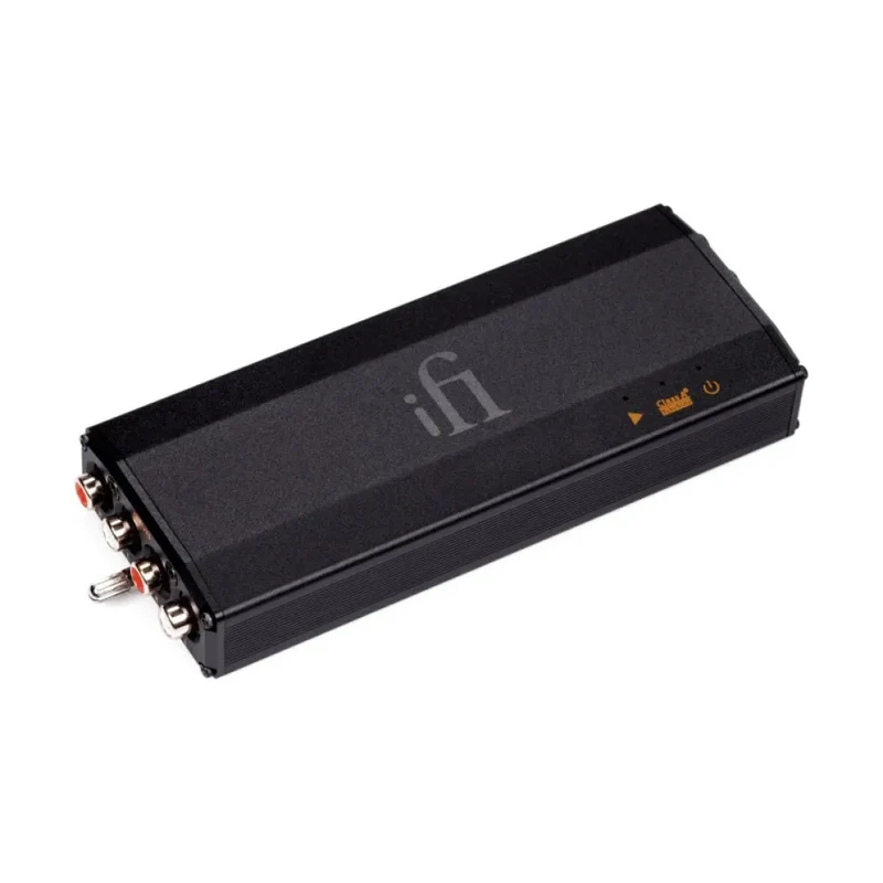 IFI Audio MICRO iPHONO3 BLACK LABEL Preamplificatore phono MM/MC con tecnologie Class A TubeState e DirectDrive Servoless