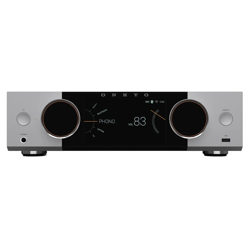 ONKYO MUSE Y50 SILVER Amplificatore integrato Audiophile streamer Ethernet/Wi-Fi, HDMI 4k, DAC
