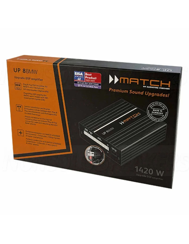 Match UP 8BMW MK2 Amplificatore Plug & Play 8 canali con DSP 9 canali 64-bit