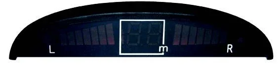 Phonocar 06915 Display Led per kit sensori di parcheggio 06924 cavo mt.15