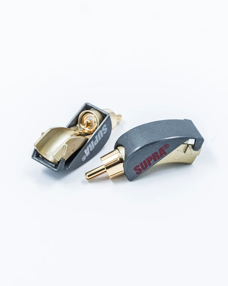 Supra PPR-B RCA PLUG coppia Plugs RCA curvati