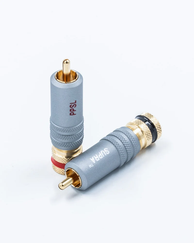 Supra PPSL RCA PLUG coppia Plugs RCA autobloccanti