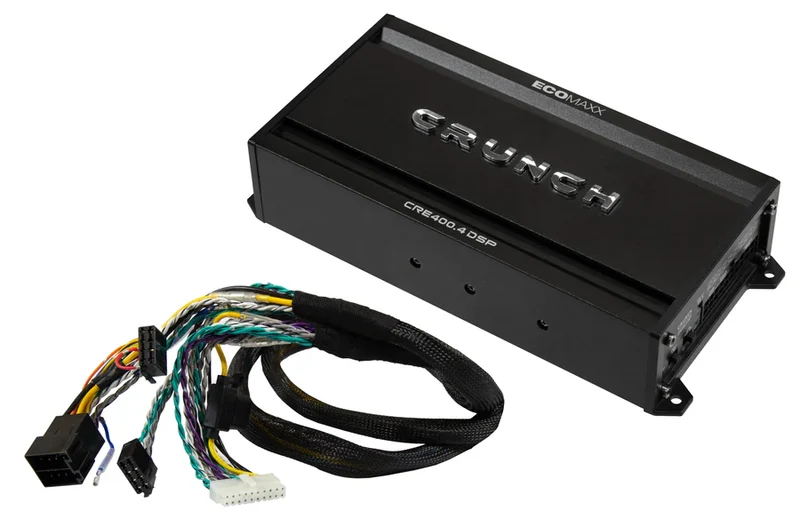Crunch CRE400.4DSP-M10 Amplificatore 4 canali con DSP + CAVO TOYOTA
