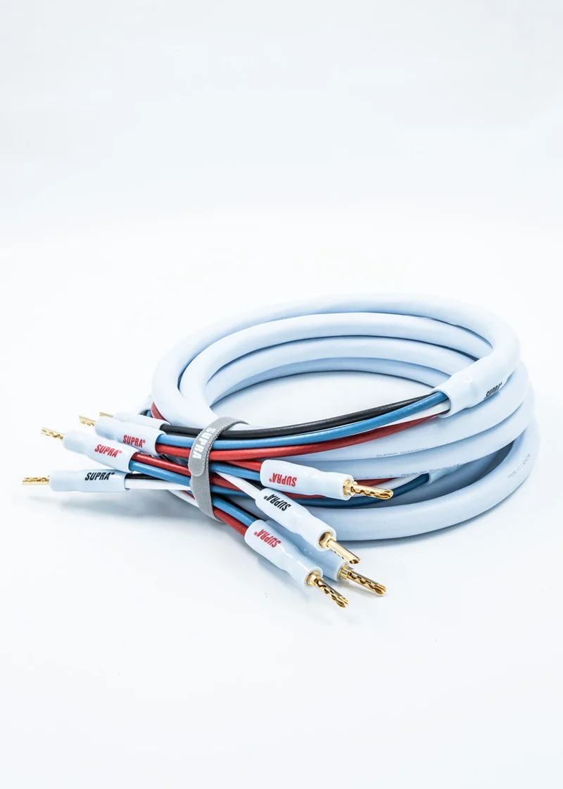 Supra QUADRAX 2X4.0 COMBICON coppia cavi HIGH END terminato