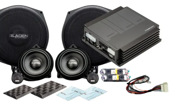 Gladen SU-BMW-S676-BASIC Kit audio SoundUp con GA-ONE202BMW + amplificatore Pico V2 6|8 DSP per BMW serie F e G